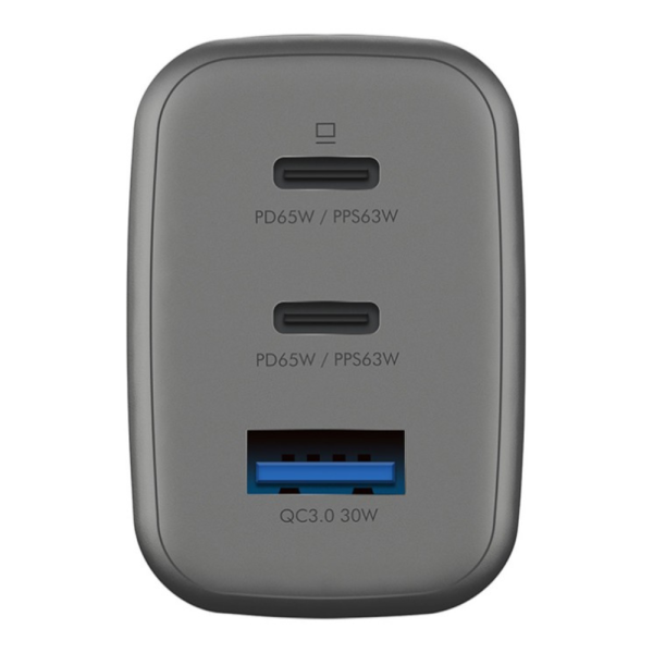 Сетевая зарядка EnergEA AmpCharge GaN65  2C-1A PD/PPS/QC3.0 65W — изображение 3