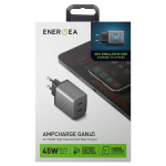 Сетевая зарядка EnergEA AmpCharge GaN45  2C PD/PPS/QC3.0 45W — изображение 7