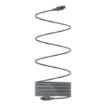 Energea Кабель HELIX USB-C to USB-C 100W 480 Mbps Magnetic Natural Titanium 1.5m — изображение 3