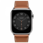 Ремешок Hermès Single Tour из кожи Swift 46mm для Apple Watch - Коричневый (Gold) — изображение 3
