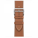 Ремешок Hermès Single Tour из кожи Swift 42mm для Apple Watch - Коричневый (Gold)