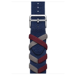 Ремешок Hermes для Apple Watch 42mm Bridon Single Tour - Темно-синий (Navy)