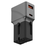 Сетевая зарядка EnergEA Travelworld Adapter 25, 1USB-C/1USB-A, 25W