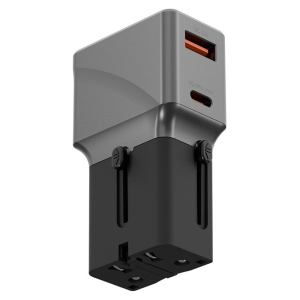 Сетевая зарядка EnergEA Travelworld Adapter 25, 1USB-C/1USB-A, 25W