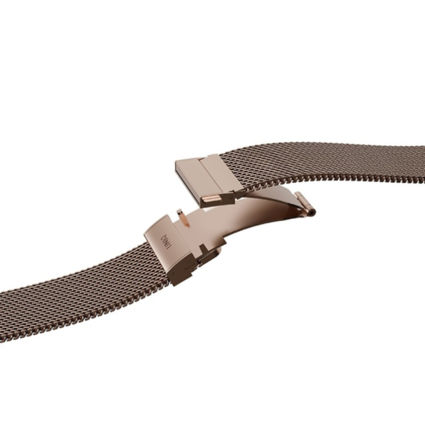 Ремешок UNIQ для Apple Watch 42/41/40 mm Dante PRO Strap Mesh Steel Ember Metallic Rose — изображение 2