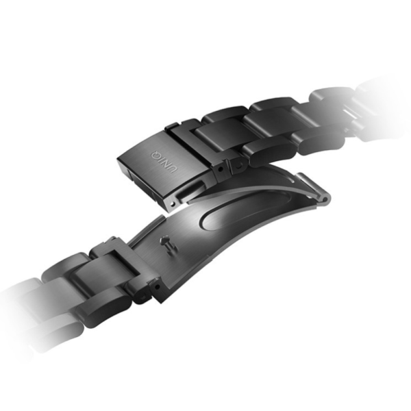 Ремешок UNIQ OSTA Steel Strap для Apple Watch 49/46/45/44 мм, черный — изображение 3