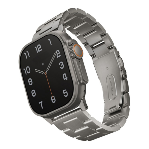 Ремешок UNIQ OSTA Steel Strap для Apple Watch 49/46/45/44 мм, серебристый — изображение 1