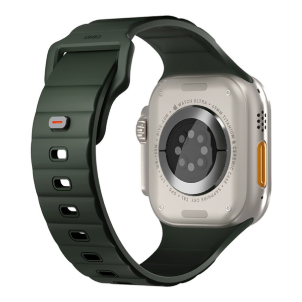 Ремешок UNIQ для Apple Watch 49/46/45/44 mm STRIDE FKM Rubber Green — изображение 2