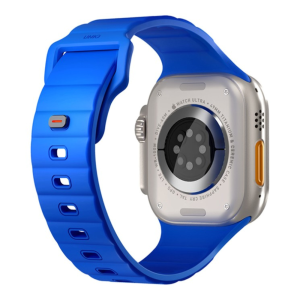 Ремешок UNIQ для Apple Watch 49/46/45/44 mm STRIDE FKM Rubber Cobalt Blue — изображение 2