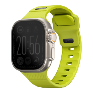 Ремешок UNIQ для Apple Watch 49/46/45/44 mm STRIDE FKM Rubber Lime Green