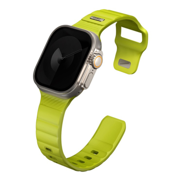Ремешок UNIQ для Apple Watch 49/46/45/44 mm STRIDE FKM Rubber Lime Green — изображение 3