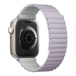 Ремешок Uniq Revix reversible Magnetic для Apple Watch 42-41-40 mm, фиолетовый/белый — изображение 2