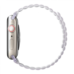 Ремешок Uniq Revix reversible Magnetic для Apple Watch 42-41-40 mm, фиолетовый/белый — изображение 3
