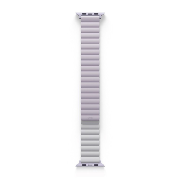 Ремешок Uniq Revix reversible Magnetic для Apple Watch 42-41-40 mm, фиолетовый/белый — изображение 6