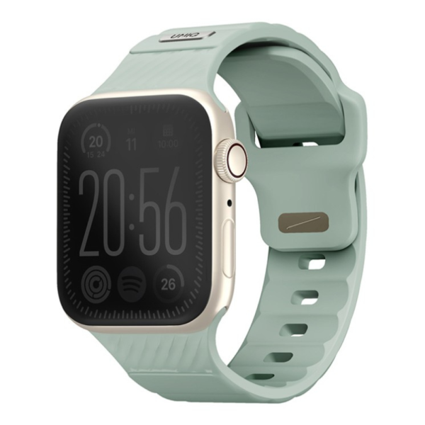 Uniq для Apple Watch 42-41-40 mm ремешок STRIDE FKM Rubber Iceplant Green — изображение 2