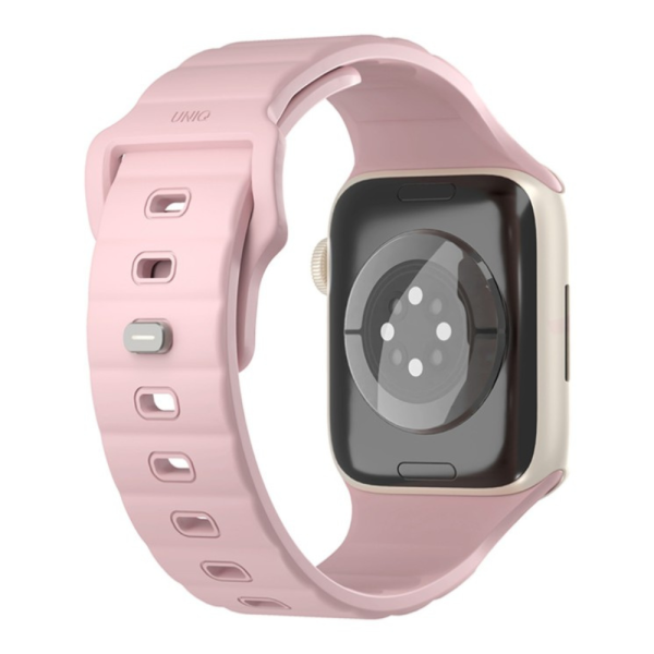 Uniq для Apple Watch 42-41-40 mm ремешок STRIDE FKM Rubber Pale Pink — изображение 3