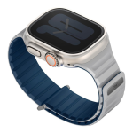 Uniq для Apple Watch 49-46-45-44 mm ремешок Revix EVO reversible Magnetic Royal Blue/Chalk — изображение 2