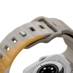 Uniq для Apple Watch 49/46/45/44 mm ремешок STRIDE DE FKM Rubber Beige/Yellow — изображение 2