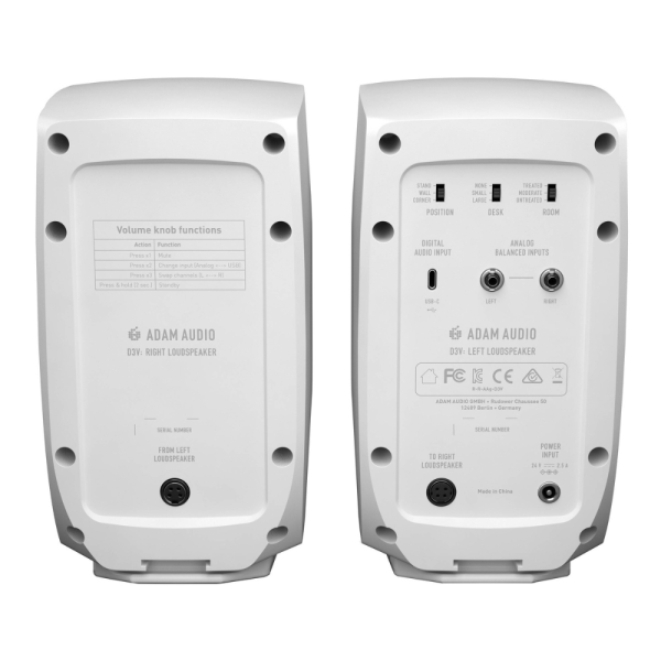 Студийные мониторы Adam D3V White — изображение 3