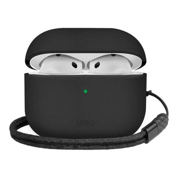 Чехол с ремешком Uniq Lyden DS для AirPods 4 Black