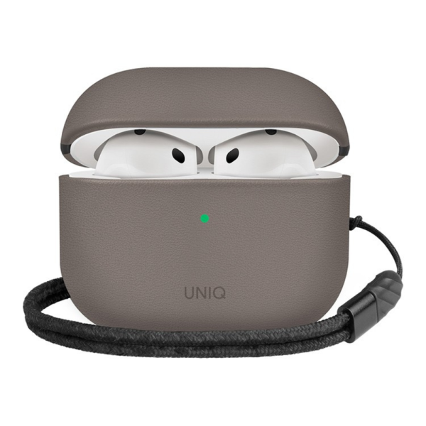 Чехол с ремешком Uniq Lyden DS для AirPods 4 Gray