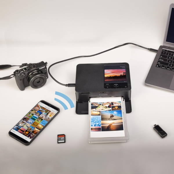 Фотопринтер Canon Selphy CP1500 Black — изображение 9