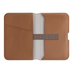 Кожаный чехол-бумажник Uniq Lyden DS Magnetic RFID-blocking wallet Caramel/Ivory — изображение 2