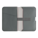 Кожаный чехол-бумажник Uniq Lyden DS Magnetic RFID-blocking wallet Lichen Green/Ivory — изображение 2