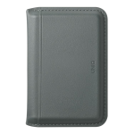 Кожаный чехол-бумажник Uniq Lyden DS Magnetic RFID-blocking wallet Lichen Green/Ivory