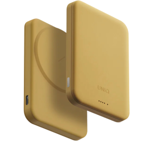 Кожаный внешний аккумулятор Uniq LYDEN LEXA 5000MAH Magnetic (Magsafe) Power Bank USB-C PD