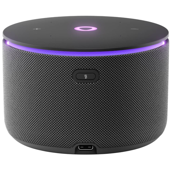 Умная колонка Яндекс Станция Мини 3 Про с Алисой с Zigbee черный — изображение 4