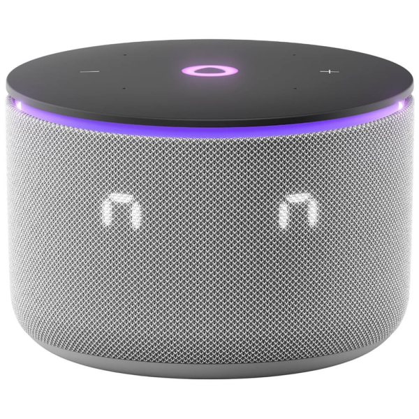 Умная колонка Яндекс Станция Мини 3 Про с Алисой с Zigbee серый — изображение 3