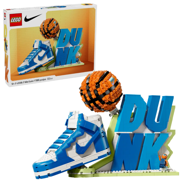 Конструктор LEGO Icons 43008 Nike Dunk x Lego