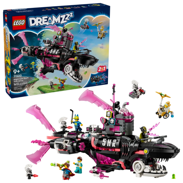 Конструктор LEGO Dreamzzz 71500 Кошмарная Акула Подводная Лодка