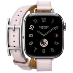 Apple Watch Series 10 Hermes 42 mm Hapi Attelage Double Tour Mauve/Pale — изображение 2