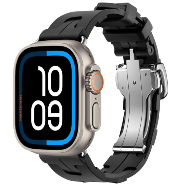 Apple Watch Ultra 2 Hermes 49mm Kilim Single Tour Noir