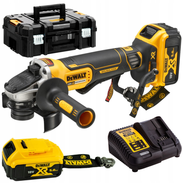 Аккумуляторная ушм DeWALT DCG406P2LRT