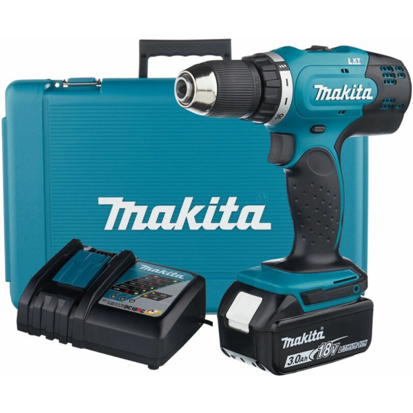 Аккумуляторная дрель-шуруповерт Makita LXT DDF453RFE