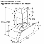 Вытяжка Bosch DWK91LT60 — изображение 5