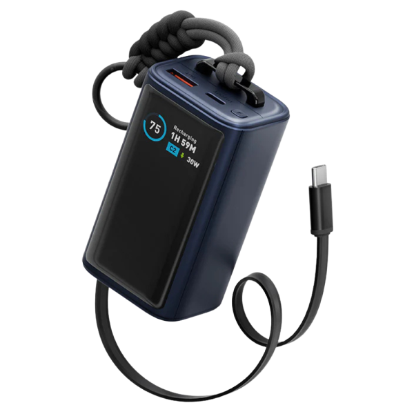 Внешний аккумулятор EnergEA ComPac Arc 45 7см, 10000MAH BLUE