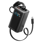Внешний аккумулятор EnergEA ComPac Arc 45 7см, 10000MAH Gunmetal Black