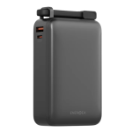 Внешний аккумулятор EnergEA Compac Ultra 67, 20000MAH с кабелем USB-C (PD67W) Gunmetal Black