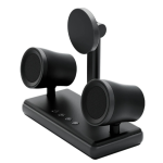 Настольное зарядное устройство со стерео колонкой EnergEA MagAudio Stand Gunmetal