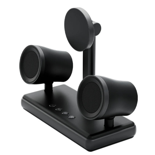 Настольное зарядное устройство со стерео колонкой EnergEA MagAudio Stand Gunmetal