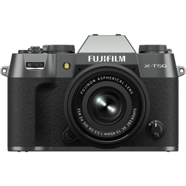 Фотоаппарат Fujifilm X-T50 Kit XC 15-45mm f/3.5-5.6 OIS PZ Charcoal Silver