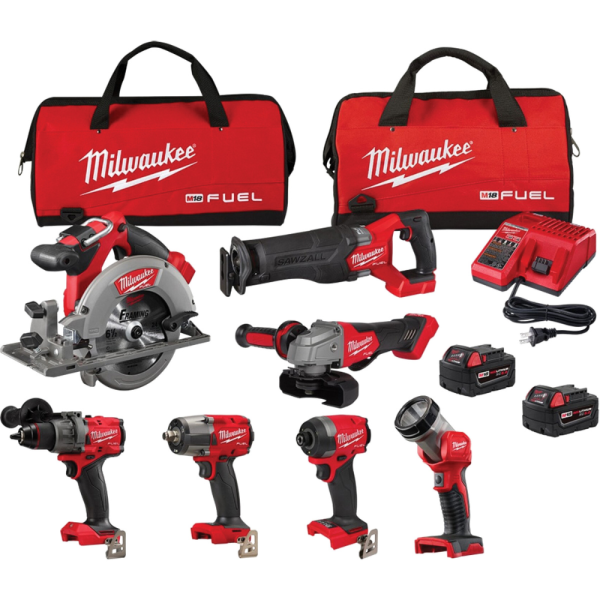 Набор инструмента Milwаukеe 3697-27 M18 Fuel 7-Тoоl Соmbо Kit