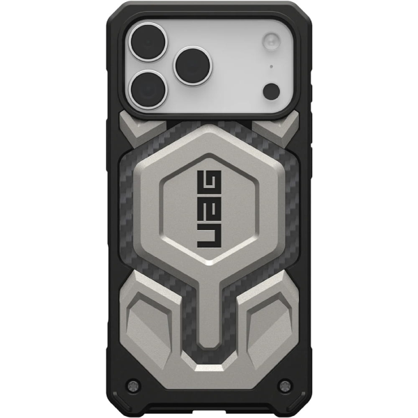 Чехол UAG Monarch Pro MagSafe для iPhone 17 Pro Max, Titanium