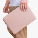 Водостойкая папка UNIQ Cyprus RE Laptop Sleeve для ноутбуков до 16'' Sugar Pink — изображение 2