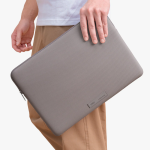 Водостойкая папка UNIQ Cyprus RE Laptop Sleeve для ноутбуков до 14'' Pewter Grey — изображение 2