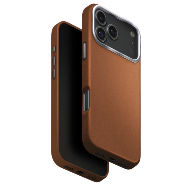Чехол UNIQ HYBRID LYDEN (MagSafe) для iPhone 17 Pro MAX коричневый